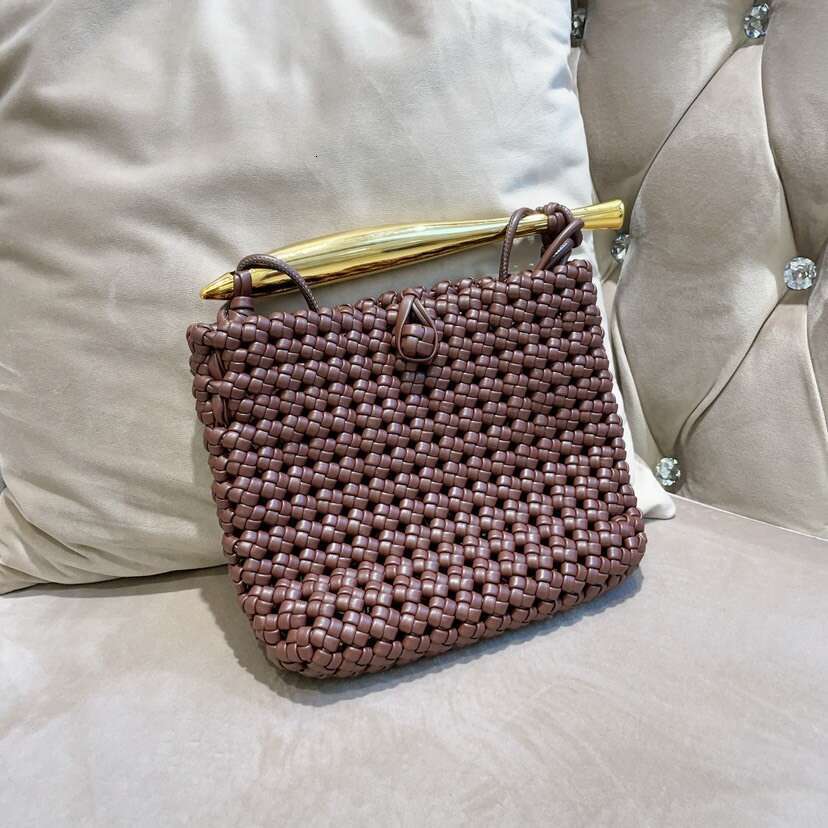 Designer Bag New Women's Celebrity Hollow Woven Small Square Fashion Handbag Shoulder Crossbody Bag Trendy