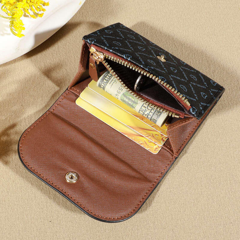 New Women's Wallet Coin Purse Letter Heart Flower Clutch