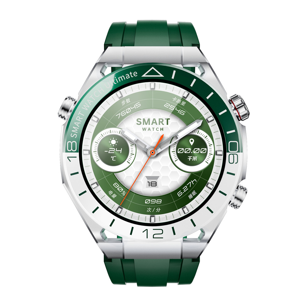 Ultimate Smart Watch Men AMOLED HD Screen Bluetooth Call Heart Rate SmartWatches Wireless Charging For HUAWEI free shipping