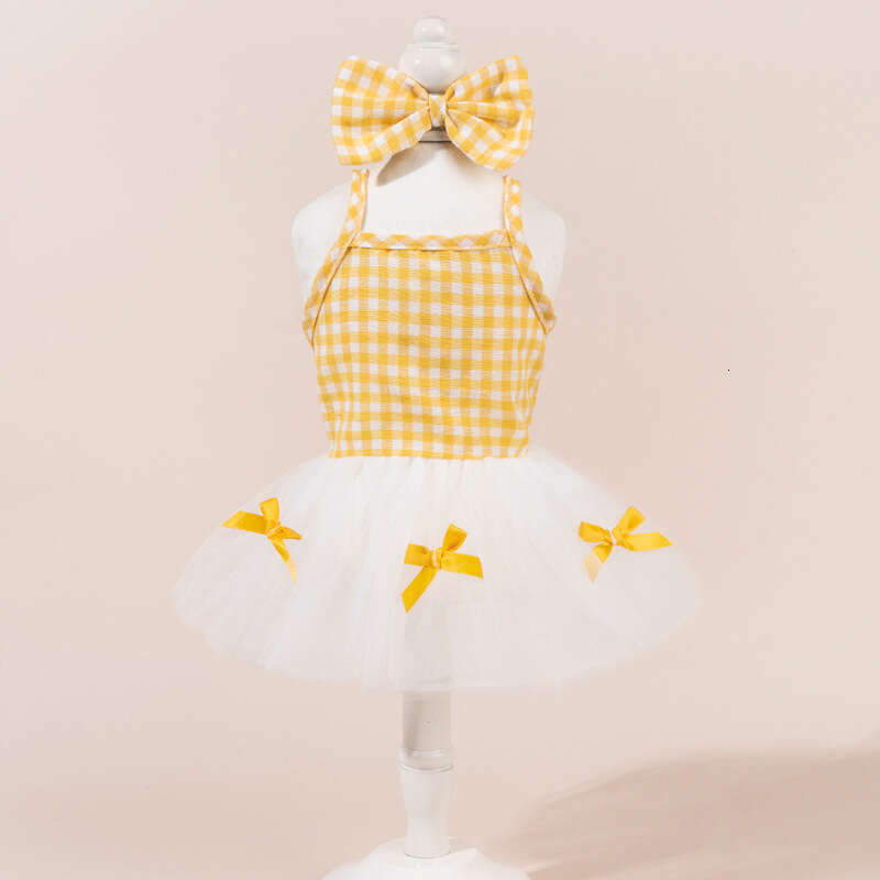 New Dog Clothes Spring Summer Pet Gauze Dress Thin Cat Clothing designer bag