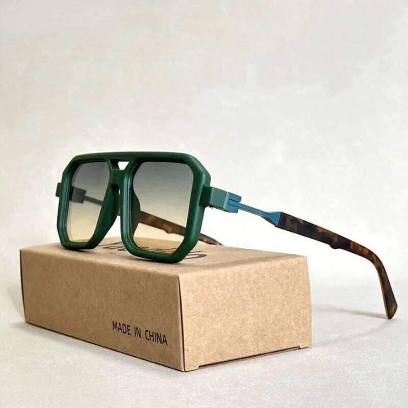 2024 Square For Men Vintage Fashion Glasses Sunglasses Women Trendy Dropshipping Shades Gafas De Sol Hombre Lunette designer bag