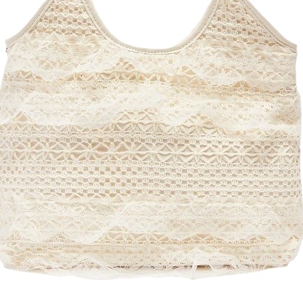 designer Ins Style Fairy Lace Trim Woven Bag for Women Summer Casual Vacation Shoulder Bag Large Capacity Tote Bag