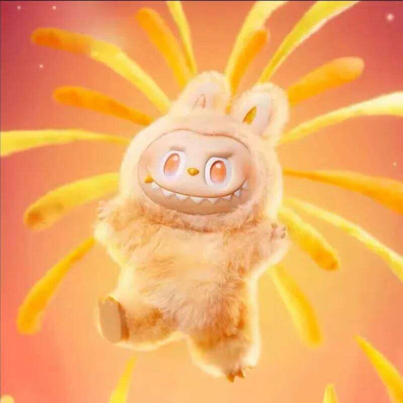 For Labubu Heartbeat aron Enamel The Monsters Face Blind Box Pvc Figurine Tabletop Ornament Kawaii Doll Kid Birthday Gift designer bag