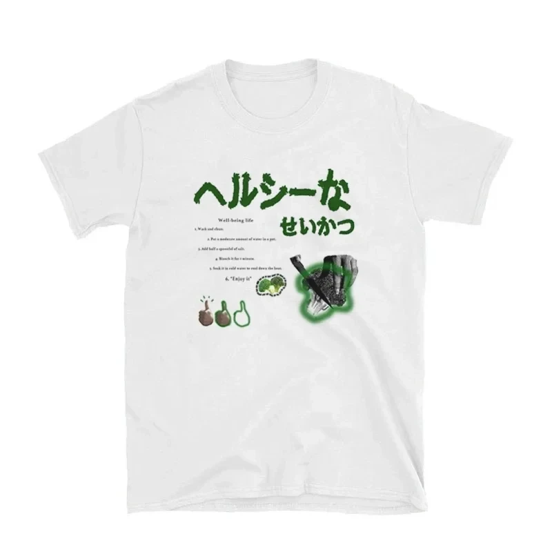 Japanese Streetwear Cotton Designer T-Shirts Female Oversized Harajuku Funny Soft T-Shirts Egirl Korean Fashion Graphic Tees Women Tops