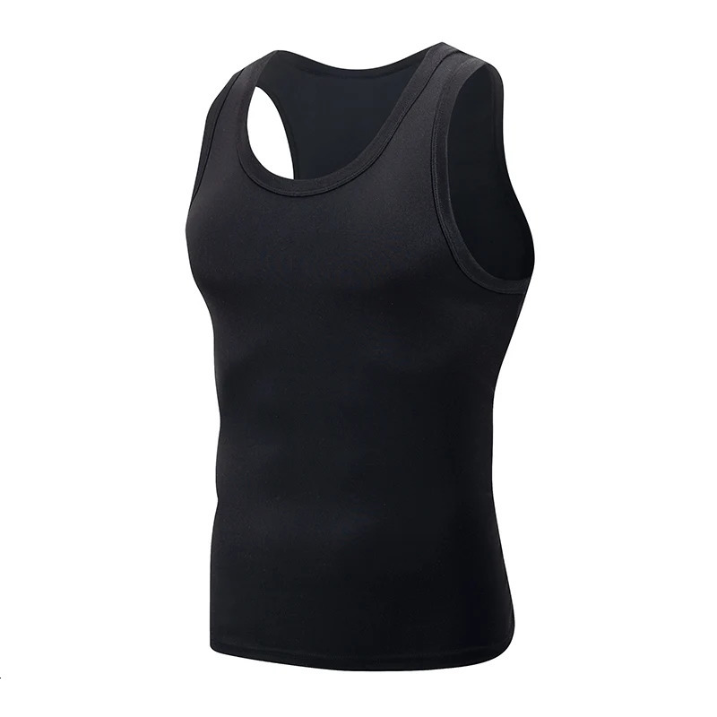 13 Piece Mens Four Seasons Black And White Classic Color Basic Vest Plus Size Youth Sports Leisure Running Joker Bottoming 250527