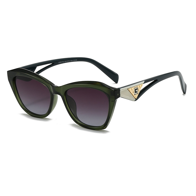 2025 free shipping Trendy cat eye sunglasses high-end personalized UV resistant fashion sunglasses for women men