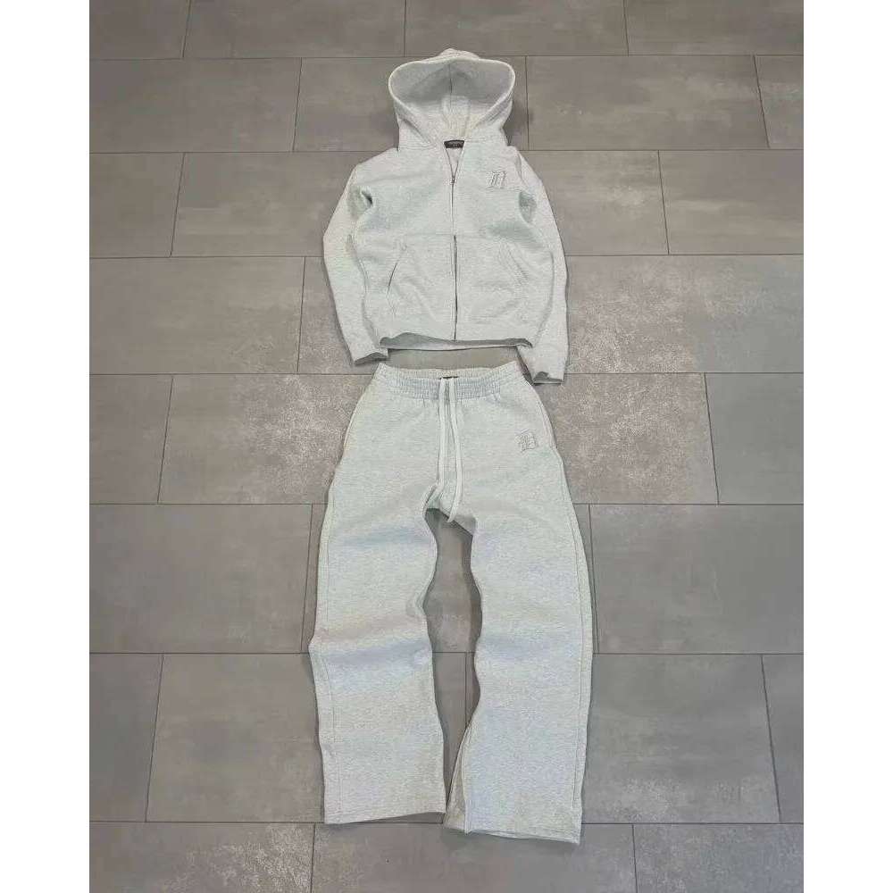 Coats Designer Women New Embroidered Retro Pattern Zipper Hoodie Y2k Men Haruku Women Clothing Casual Sweatpants Couple Suit Tracksuit Designer