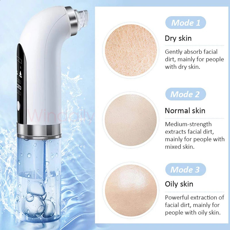 Blackhead r Pore Vacuum Cleaner Electric Micro Small Bubble Cleasing Machine USB Rechargeable Beauty Device 250523