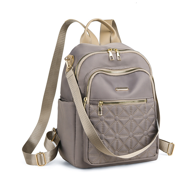 Free Shipping Designer Bag New Foreign Outdoors Trade Women's Backpack Lightweight Travel Small Backpack Large Capacity Quilted Stitching Multi-u