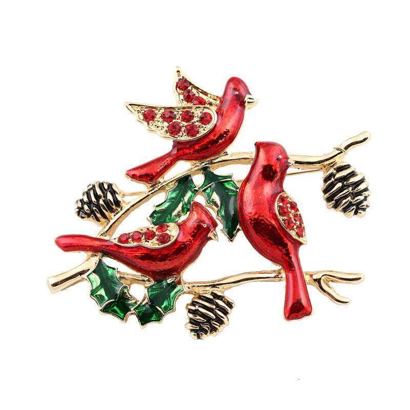 Creative New Women Girls Crystal Bird Brooch Badges Fashion Classic Rhinestone Party Pin Accessories For Ladies's Coat