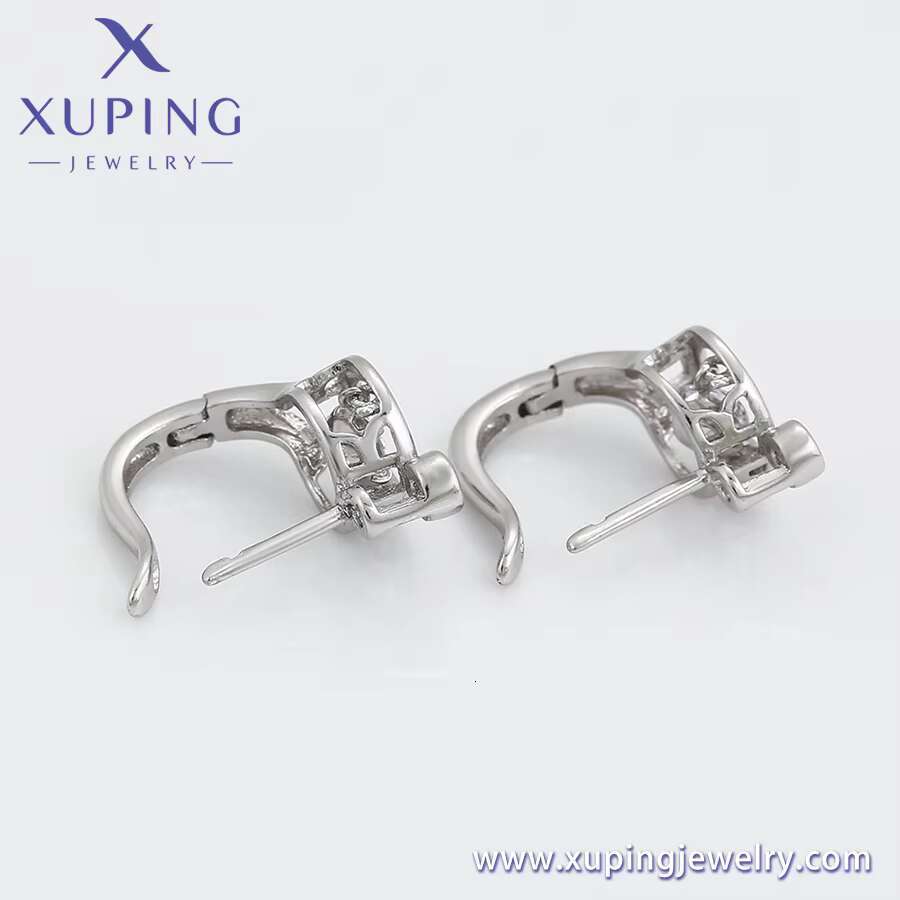 A00328385 xuping Jewelry Fashion Crystal Earring Elegant Simple Platinum Plated Moissanite Earrings