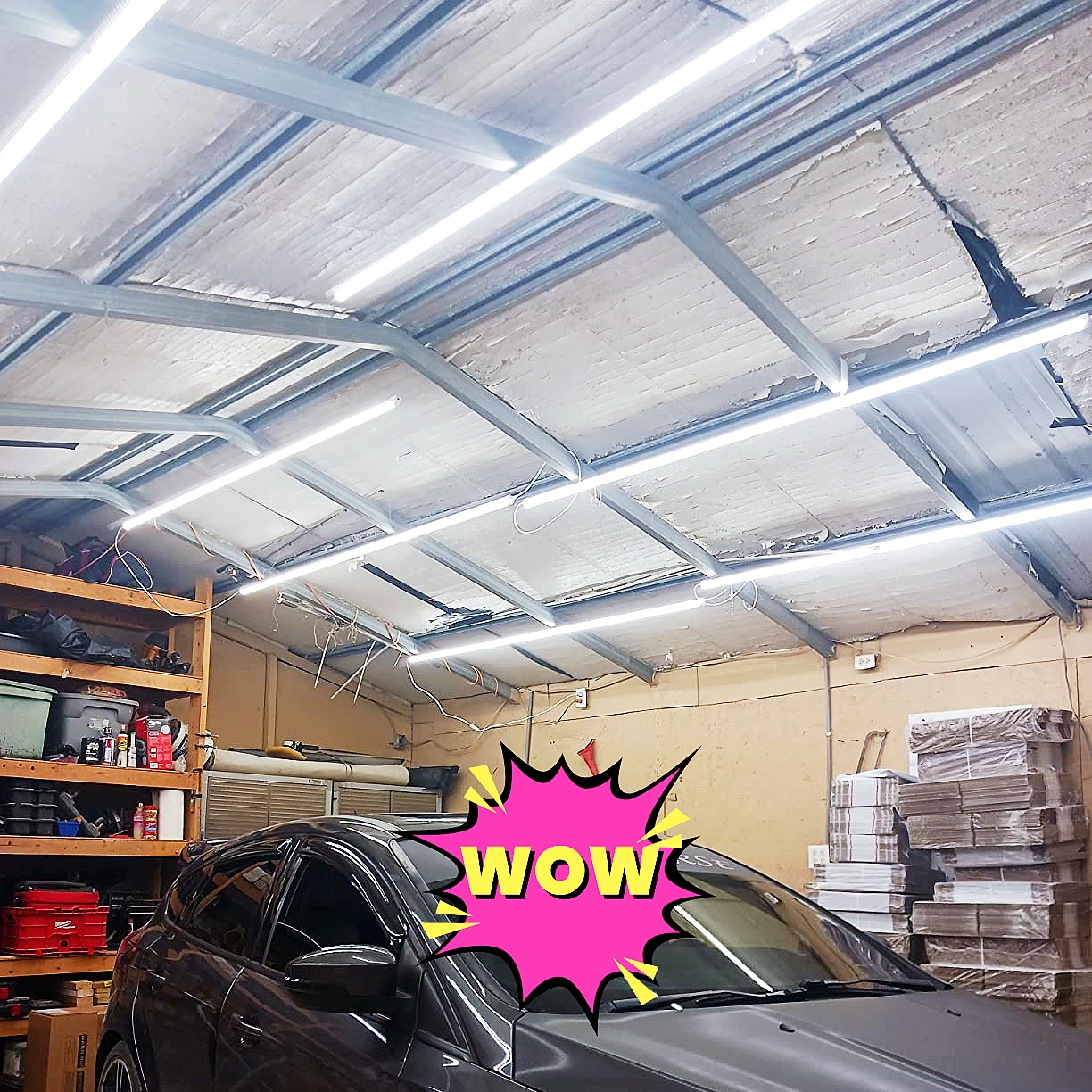 8ft led tube light 8 Foot LED Bulb Light T8 8ft LED Single Pin FA8 45W SMD2835 100LM W LED Fluorescent Tube Lamp Stock In US CNSUNWAY LIGHTING Garage 