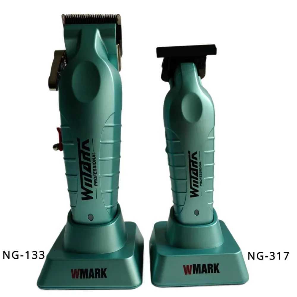 New Hair Cutting Machine WMARK NG-133 NG-317 Hair Clipper 8300 RPM with Charging Base Low Noise Hair Trimmer for Men S2562