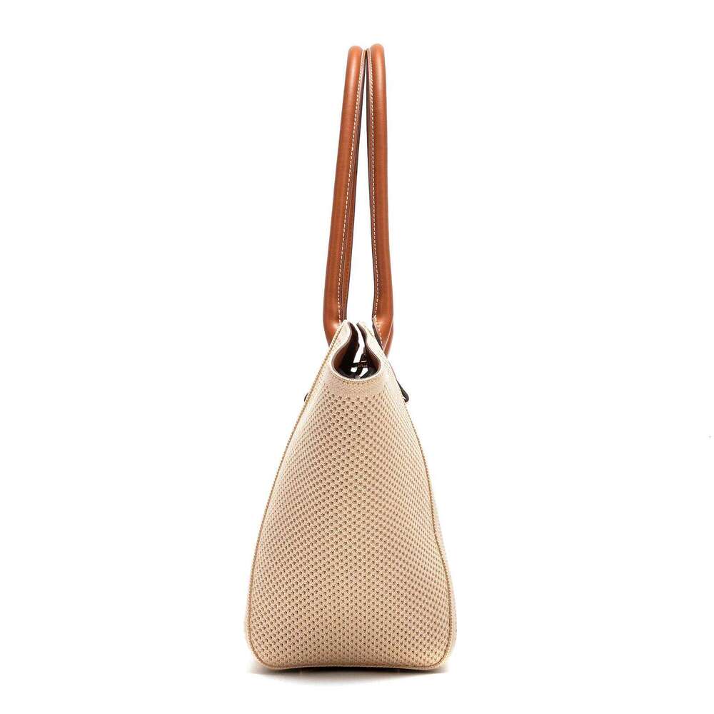 Tote Summer New Fabric Hollow Design Large Capacity Beach Bag Women's Outdoor Storage