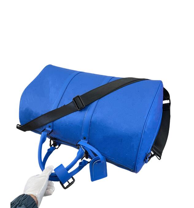 50 keep all Duffel Bags Designer Canvas Large Capacity Women Men Outdoor Luggage Tote Luxury Zipper Closure Shoulder Bag Handbag