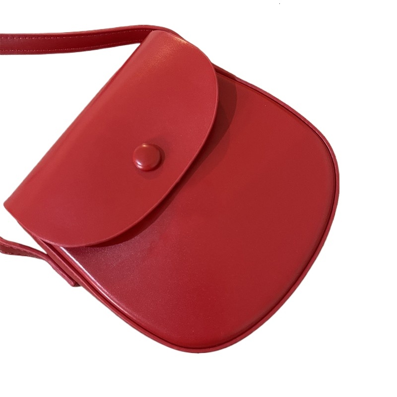 designer 2025 New Korean Style Ins Red Small Bag for Women Candy Color Phone Bag Student Versatile Shoulder Crossbody Bag for Women