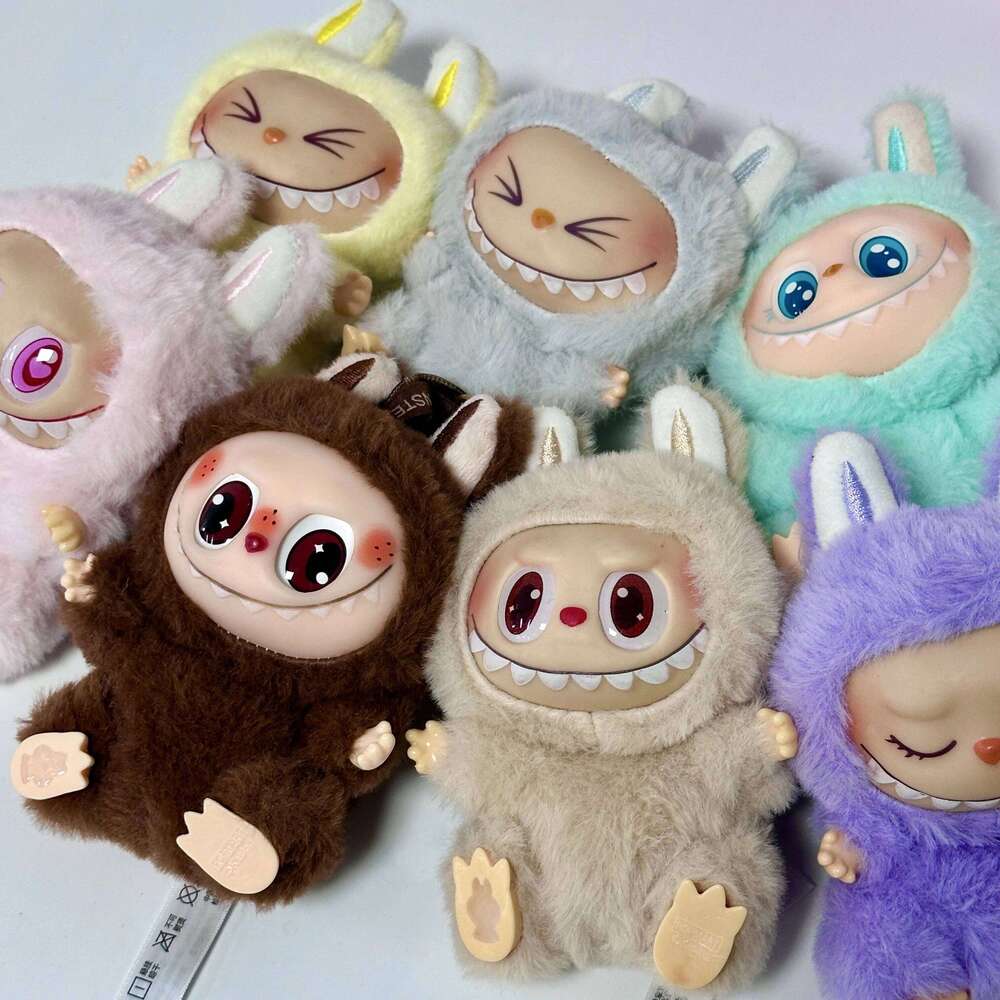 Hot Anime Figure Kawaii Monsters Labubu Have A Seat Series Vinyl Face Doll Model Blind Box Keychain Toy High-Quality Replica designer bag