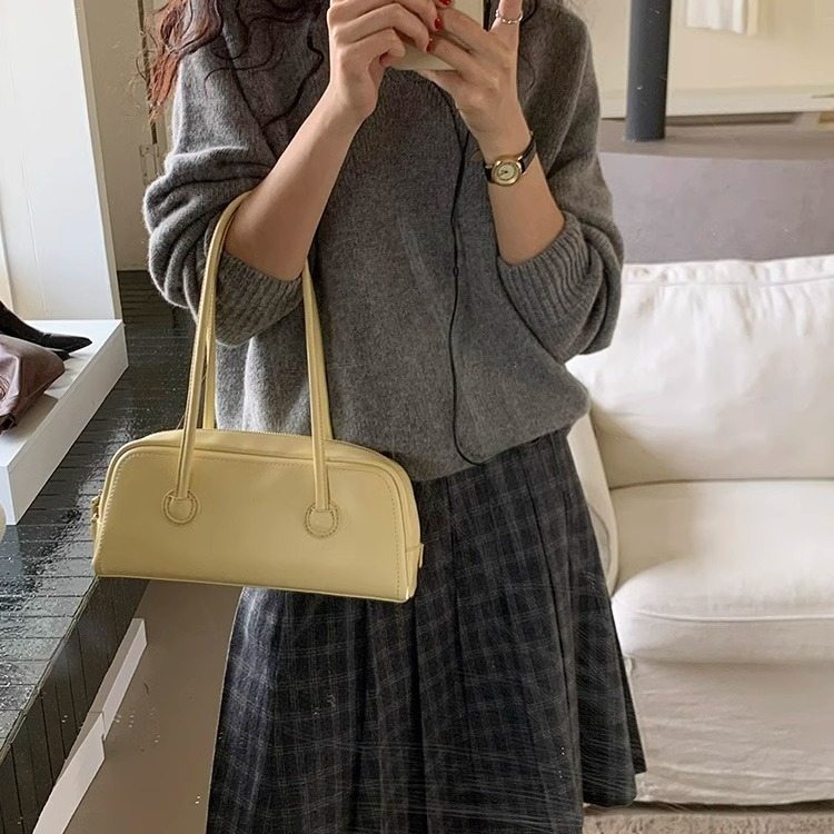 designer 2025 Niche Design High-Quality Large Capacity Shoulder Underarm Bag Fashion Korean Style Baguette Small Square Bag