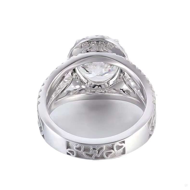 High Quality 14K Moissanite Wedding Ring for Couples Luxury Light Sensation Female Niche