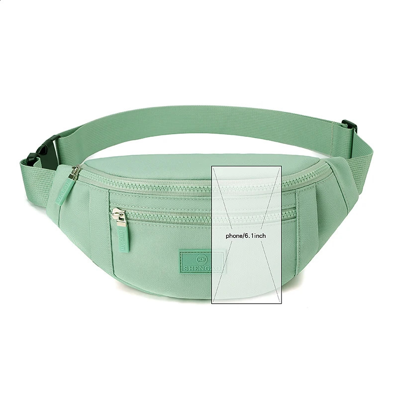 Waist Bag Women Men Waterproof Pocket Fashion Casual Chest Handbag Unisex Sports Travel Purse Waist Pack Belly Bags Case 250528