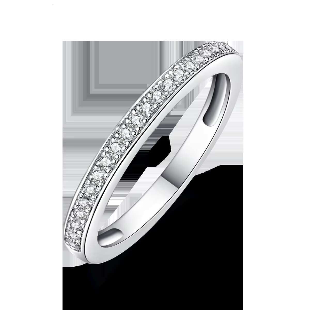 Mens Jewelry Moissanite Diamond RING for Couple Wedding 925 Sterling Silver Engagement Band with Round Stone GRA Certificate