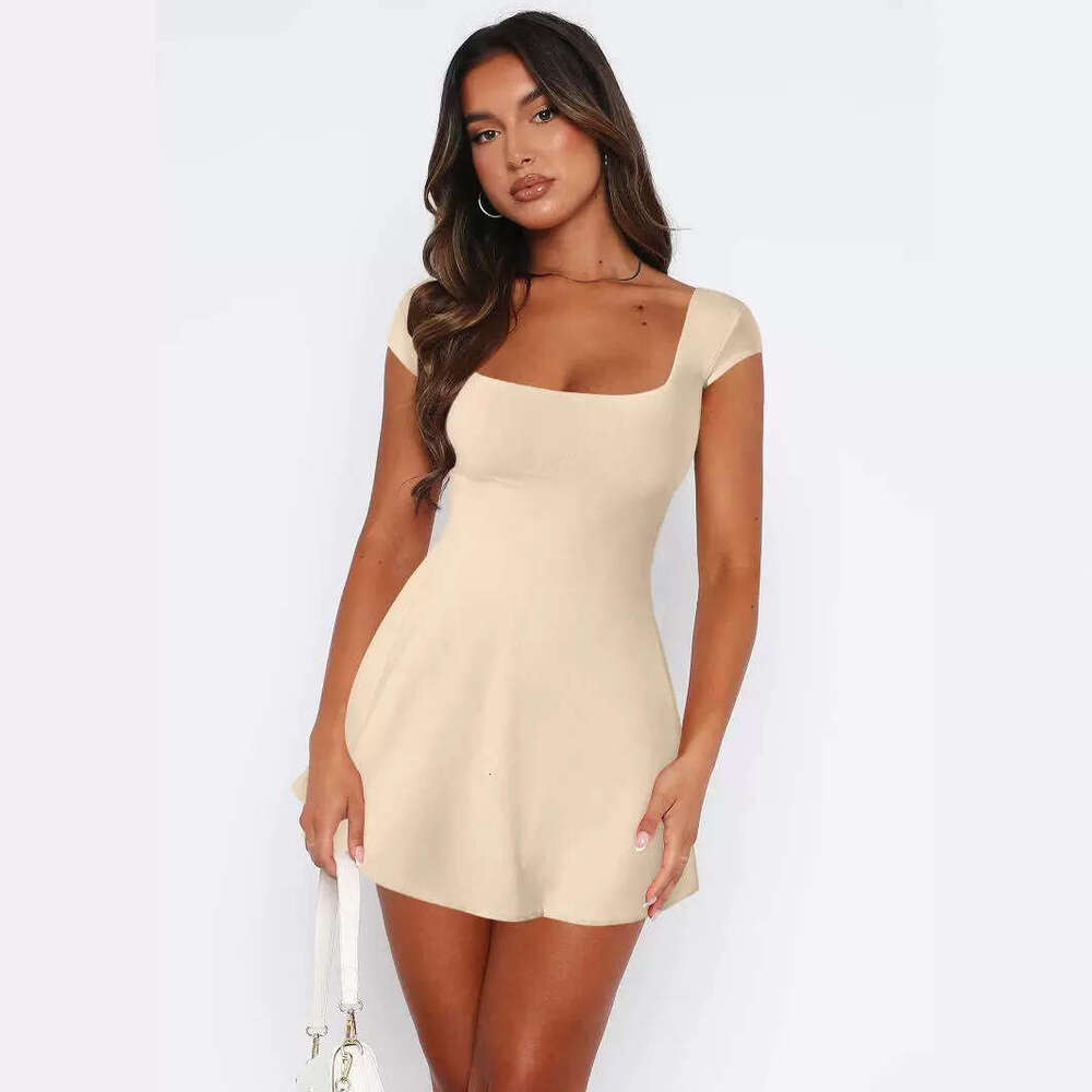 Women's Y2K Fashion Slim Short Backless Tie Strap Hot Girl One-Step Sexy Dress