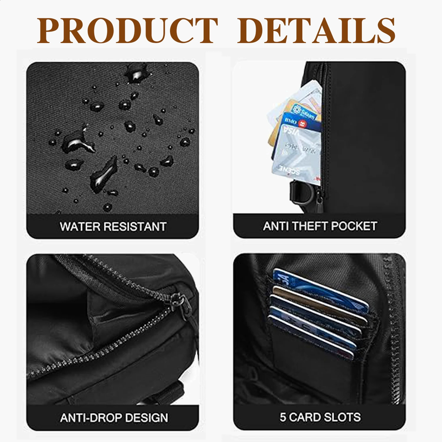 Women Chest Bags Traveling Fashion Sling Bag Casual Lightweight Portable Solid Color Purses Adjustable Strap for Outdoor Running 250528