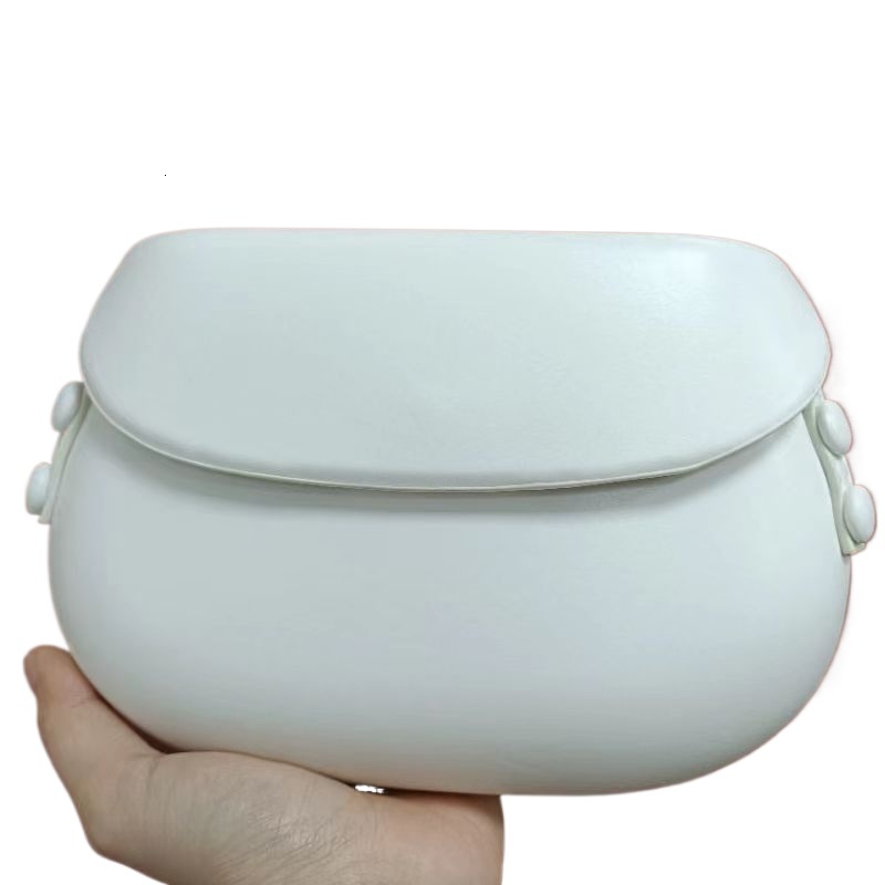designer Cross-border 2025 Summer INS Single Shoulder Crossbody Bag for Women Candy Color Large Shell Bag Retro Versatile Saddle Bag