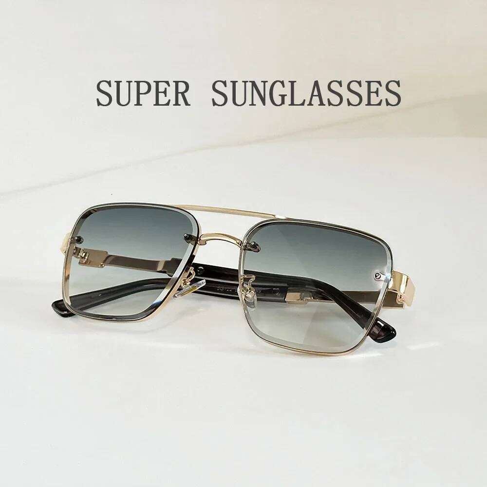 Men's Square Sunglasses, Women's Trendy Vintage Gafas De Sol, Sunscreen Zonnebril designer bag