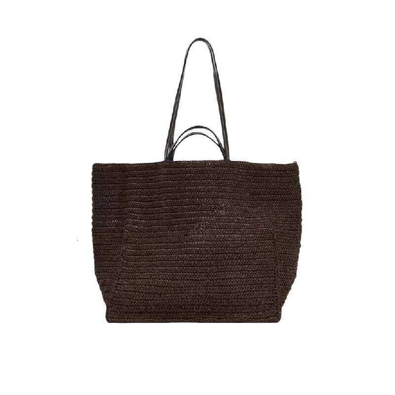 Casual Large Capacity Straw Tote Designer Women Handbags Handmade Woven Summer Beach Bag Big Shopper Purses 2025