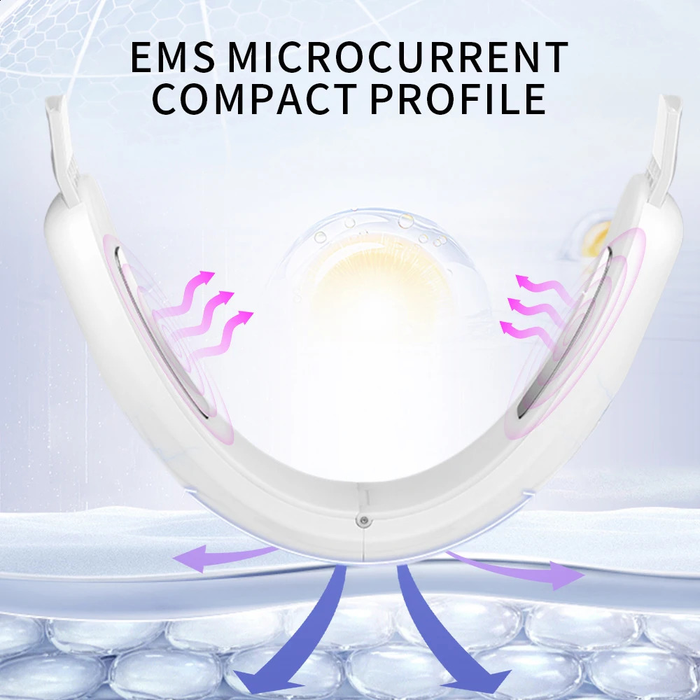 V Face Massager Portable Massage Device LED Display Beauty Instrument Rechargeable V Line Lift Belt Face 250523
