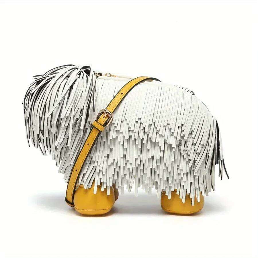 Wallets And Handbags Designer PU Leather Crossbody Wallet Cute Dog Shaped Evening Women's Bags