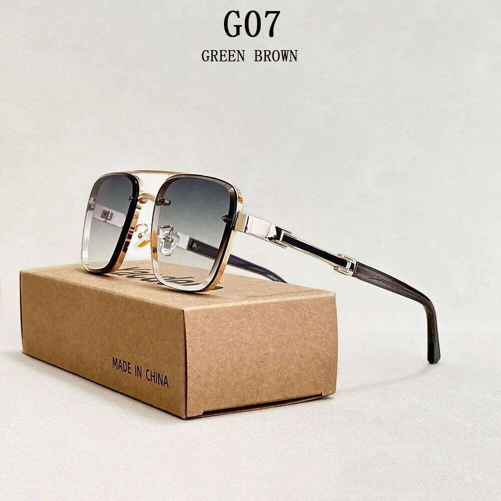 Men's Square Sunglasses, Women's Trendy Vintage Gafas De Sol, Sunscreen Zonnebril designer bag