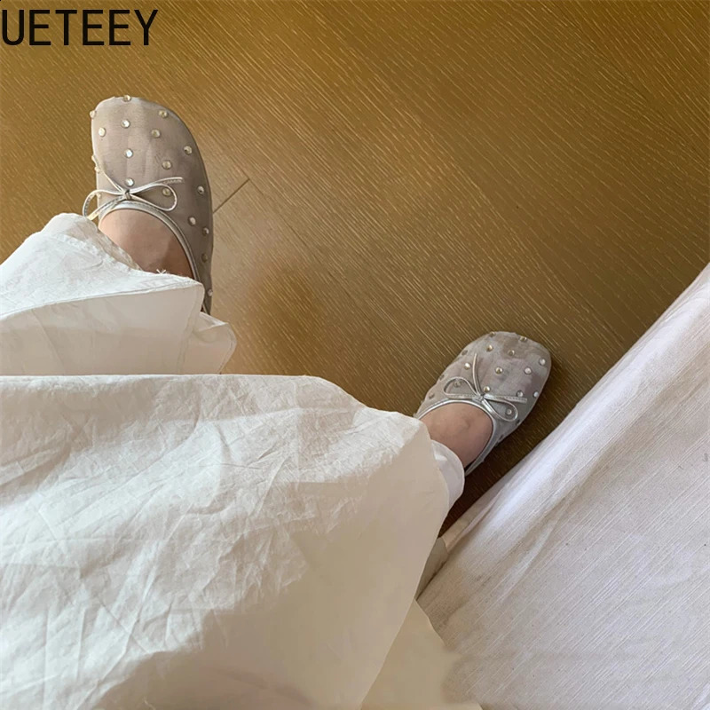 Summer Butterfly-knot Women Mules Slippers Shoes Fashion Cover Toe Shoes Casual Street Style Slides Shoes 250528