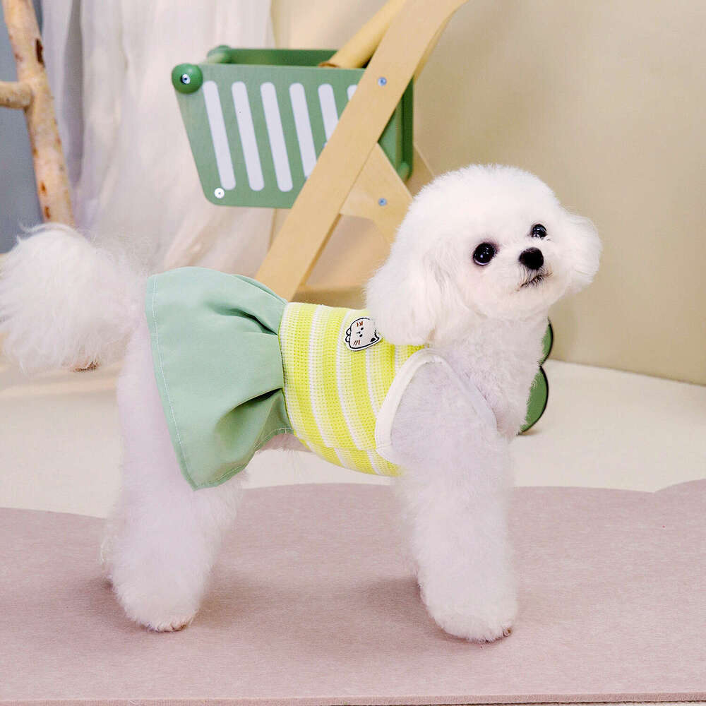 Dog Clothes Breathable Teddy Bichon Small Dogs Outdoor Pet Short Sleeve Vest Spring Summer Thin Style designer bag