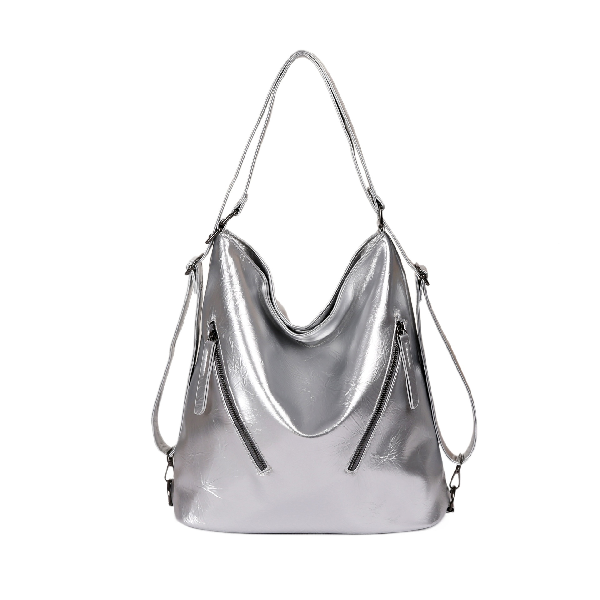 designer Autumn Winter New Niche Multi-Functional Tote Bag 2025 New Shoulder Bag Zipper Handbag Soft Leather Backpack for Women