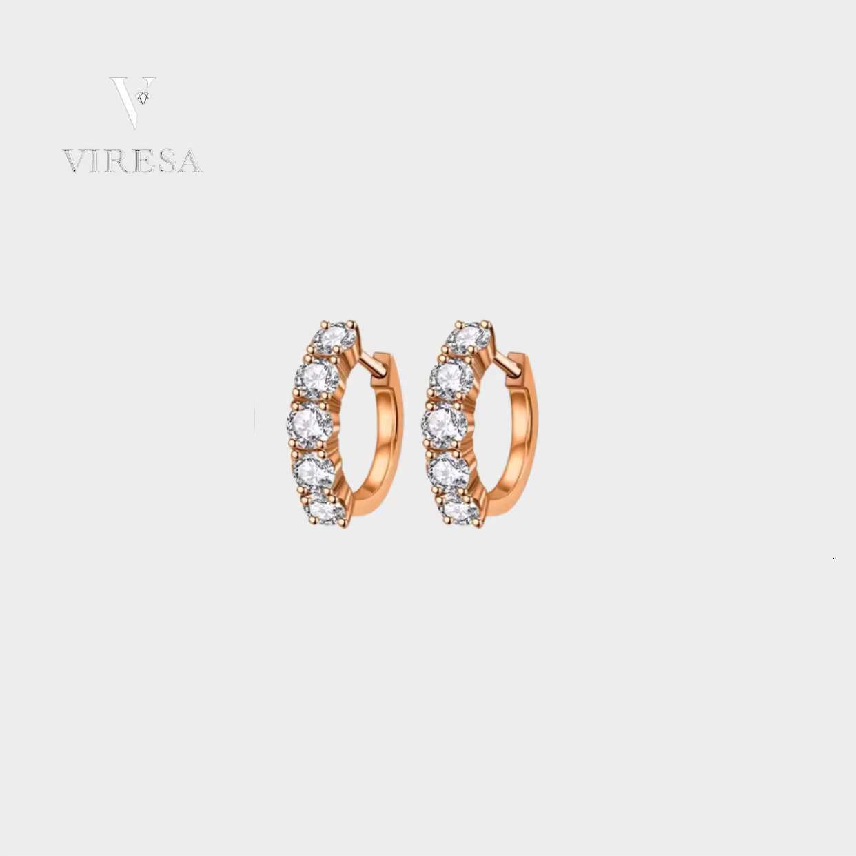 Certified 925 Sterling Silver Moissanite Earrings Lab Grown VVS D 3mm Diamond Jewelry Studs GRA Certified