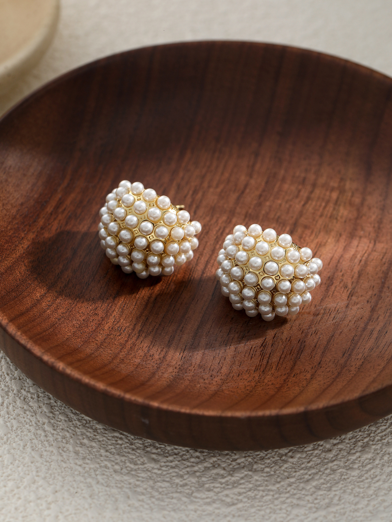 Heart Micro Inlaid Hoop Women Versatile Earrings