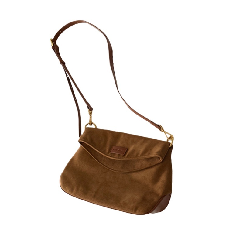 designer Niche Design Chain Retro Crossbody Bag for Women 2025 Autumn Winter New Matte High-Quality Texture Shoulder Underarm Bag