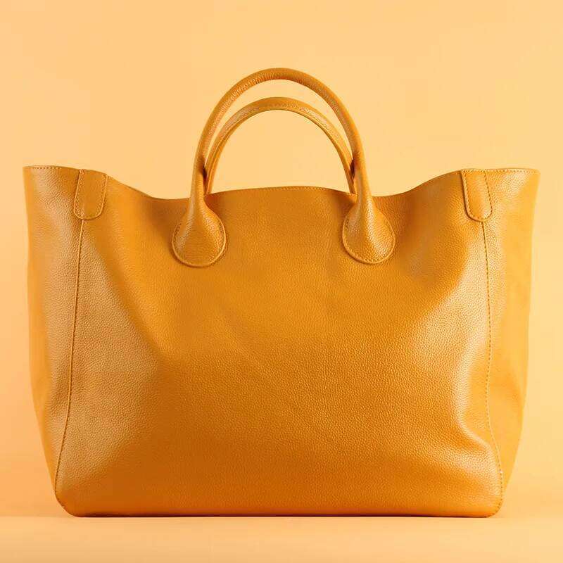 2025 Genuine Leather Women Handbags Tote Bag Large Capacity New First Layer Cowhide Portable Travel Bags Fashion