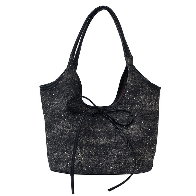 Free Shipping Designer Bag New Minimalist Fashionable Tote Bag Korean Version Commuter Womens Handbag Niche And Stylish Contrasting Single Shoulder Ba