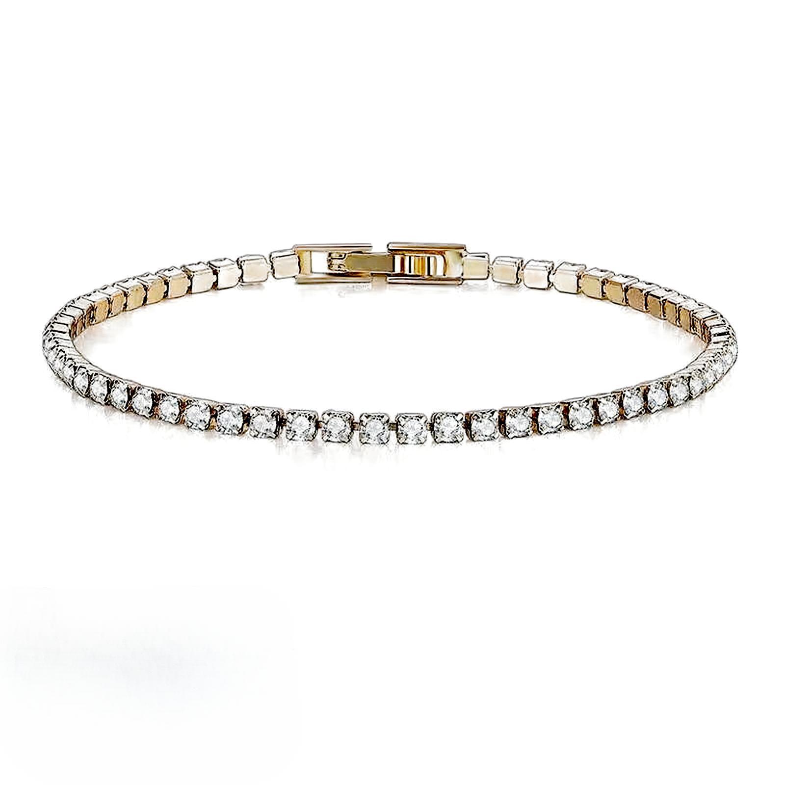 Bracelets for Women Designer Design Jewelry VVs Moissanit Bangle Bracelet Hip Hop Iced out Dia Tennis Chain Bijoux Luxe Gift Free shipping