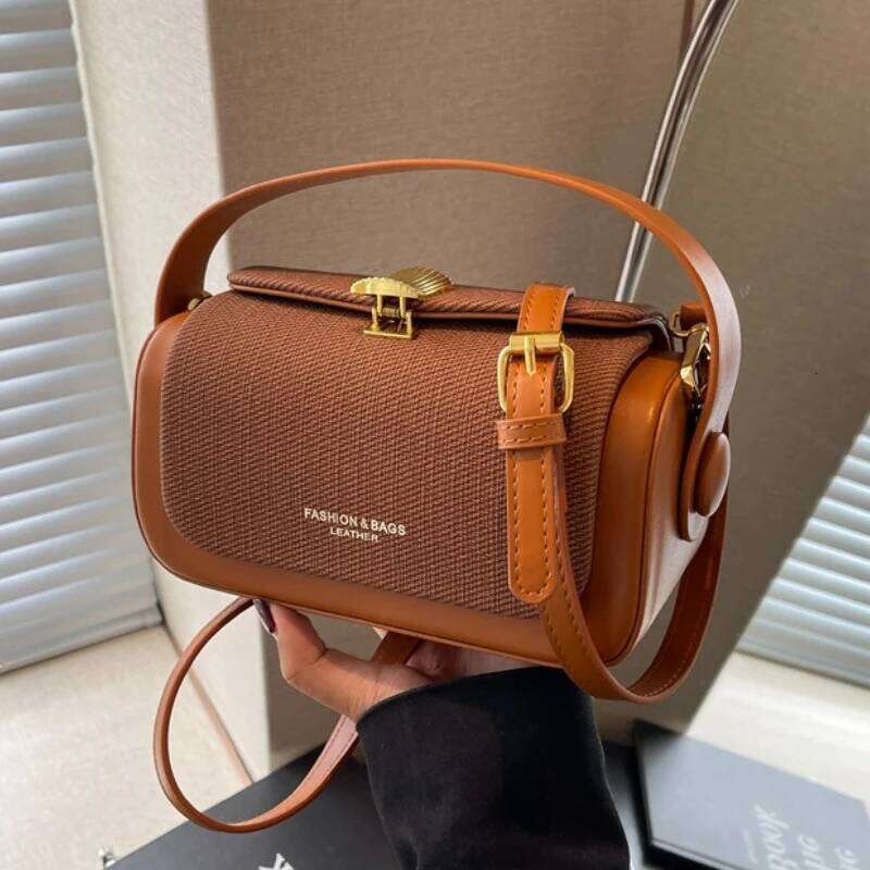 Simple Fashion Mini Square Women Crossbody Bags 2025 Designer Purses And Handbags Box Shape Pure Color Shoulder Satchels