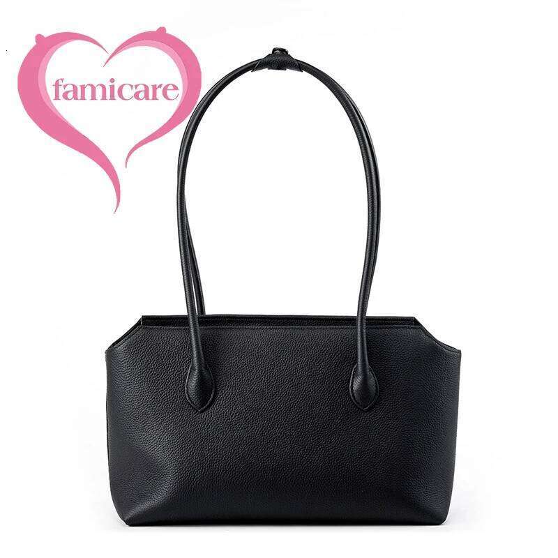 2024 Autumn New Genuine Leather Women Tote Lady Fashion Commuter Armpit Bag Female Large Capacity Single Shoulder Handbag