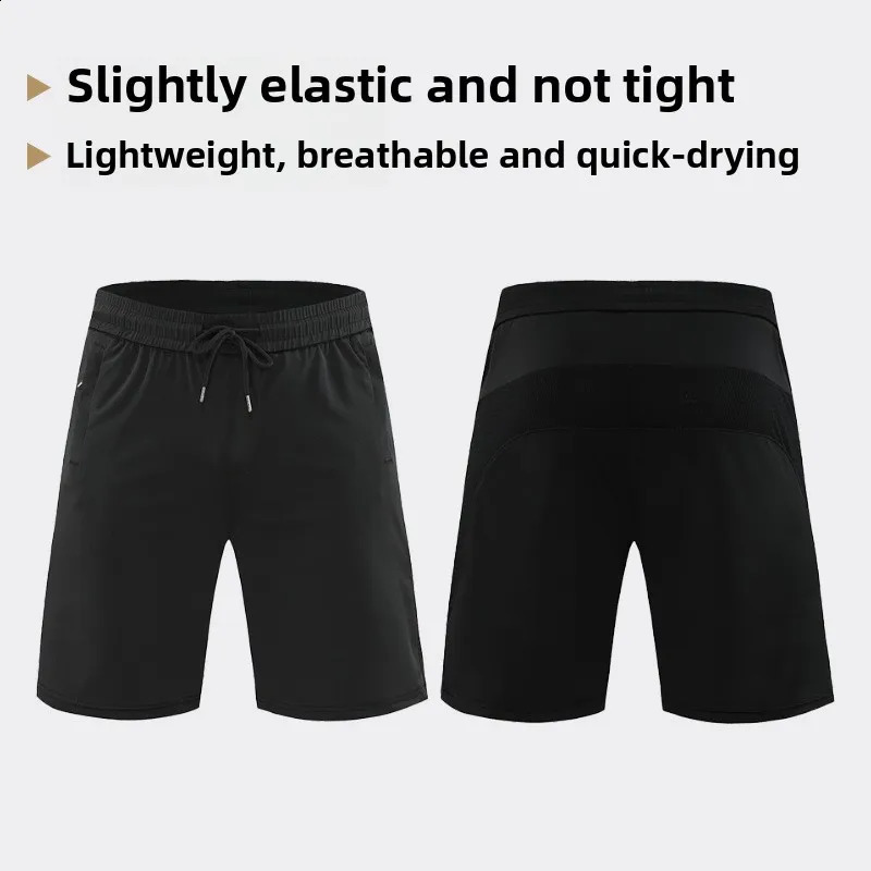 Light Ice Silk Shorts Mens Summer Casual Breathable Sports Pants Basketball Quick Dry Training Running Shorts 250530