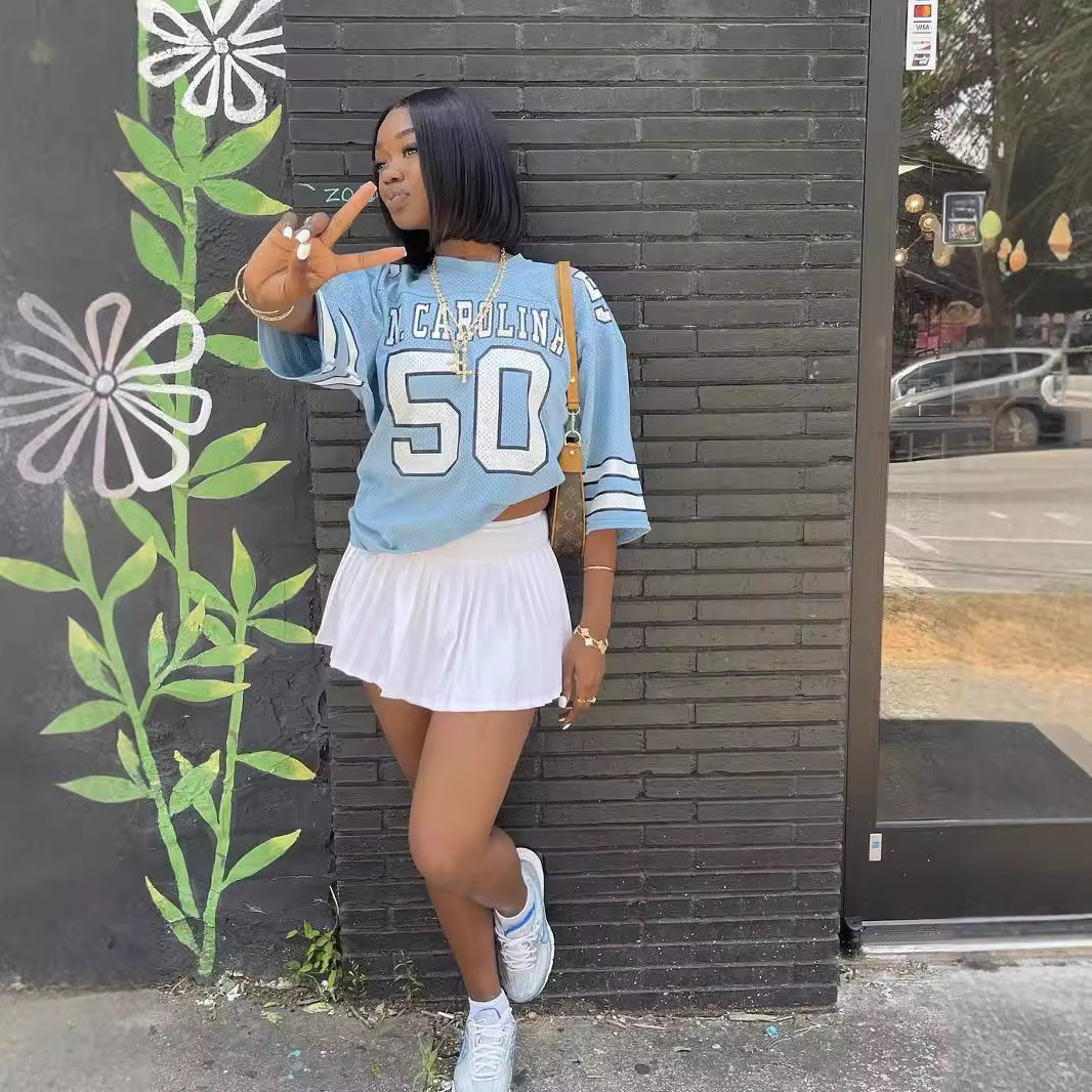 Designer T Shirt Summer New European And American INS Simple Street Versatile Casual Loose Letter Print Short Sleeve T Shirt Women S Clothing Essentia