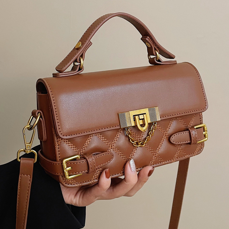 designer Foreign Trade Texture Handbag Women's Bag 2025 New Versatile Small Square Bag Stylish Shoulder Bag Versatile Crossbody Bag