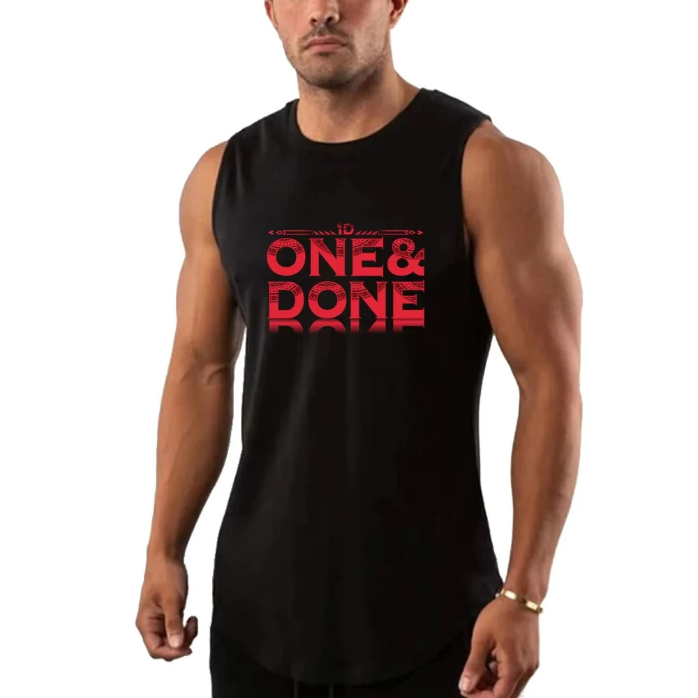 Summer Mens The Bloodline We Ones Wrestling Fans Black Tank Top Street Sports Casual Sleeveless Vest Fashion Oneck Tee 250527