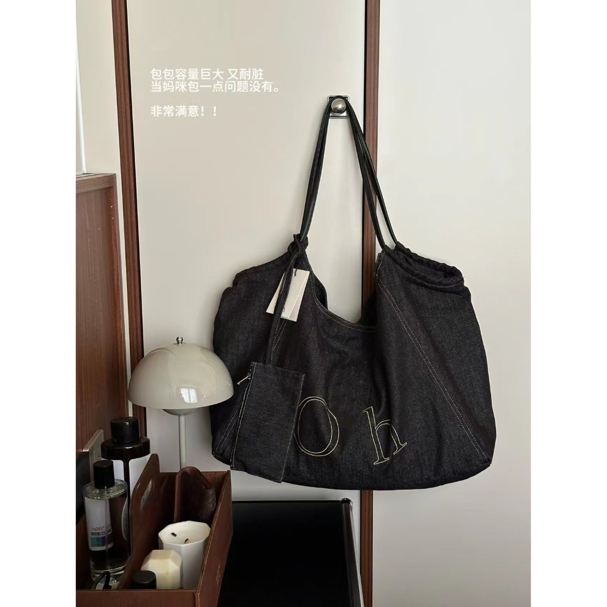 designer Summer Large Capacity Bag for Women 2025 New Trendy Fashion Handbag Shoulder Bag Commuter College Student Class Tote Bag