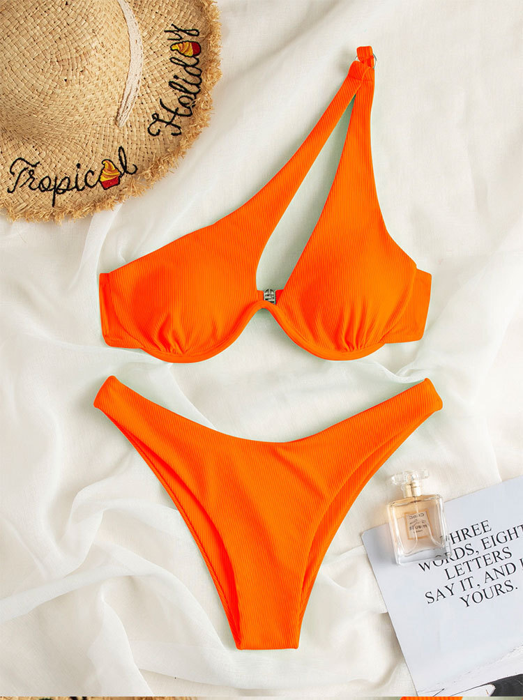 Outdoor Summer Beach Sexy Womenfree Shipping 2025 New Designer Shoes 2025 Multi Color Hot Spring Split Women's Sexy One Shoulder Steel Support Bi